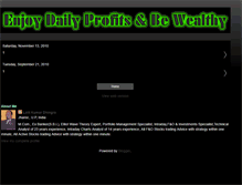 Tablet Screenshot of enjoydailyprofitsintradaycharts.blogspot.com