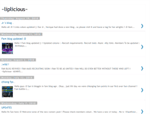 Tablet Screenshot of lipliciousness.blogspot.com