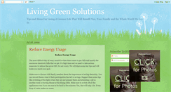 Desktop Screenshot of livinggreensolutions.blogspot.com