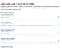 Tablet Screenshot of mantenga-sano-el-sistema-nervioso.blogspot.com