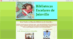 Desktop Screenshot of bibliotecasjoinville.blogspot.com