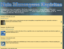 Tablet Screenshot of neia-mensagensespritas.blogspot.com