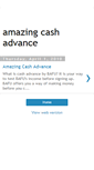 Mobile Screenshot of cashadvance777.blogspot.com