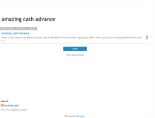 Tablet Screenshot of cashadvance777.blogspot.com