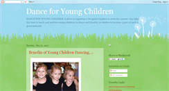 Desktop Screenshot of danceforyoungchildren.blogspot.com