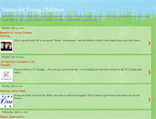 Tablet Screenshot of danceforyoungchildren.blogspot.com