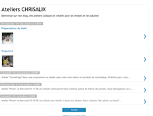 Tablet Screenshot of chrisalixdesatelierspourtous.blogspot.com