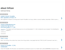 Tablet Screenshot of billson.blogspot.com