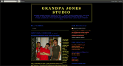 Desktop Screenshot of grandpajonesstudio.blogspot.com