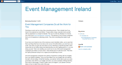 Desktop Screenshot of eventmanagmentireland.blogspot.com