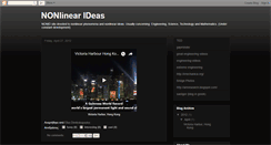 Desktop Screenshot of nonlinear-ideas.blogspot.com
