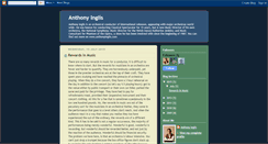 Desktop Screenshot of anthonyinglis.blogspot.com