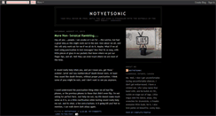 Desktop Screenshot of notyetsonic.blogspot.com