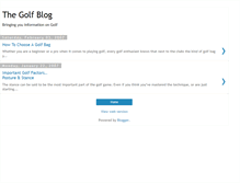 Tablet Screenshot of golfingnetwork.blogspot.com