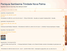 Tablet Screenshot of paroquianovapalma.blogspot.com