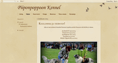 Desktop Screenshot of piiponpoppoonkennel.blogspot.com