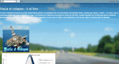 Desktop Screenshot of haciaelcolapso.blogspot.com