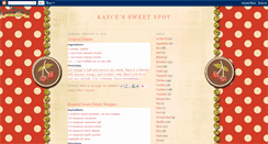 Desktop Screenshot of kayces-sweet-spot.blogspot.com