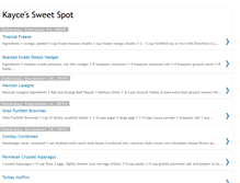 Tablet Screenshot of kayces-sweet-spot.blogspot.com