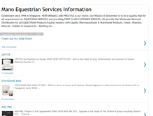 Tablet Screenshot of manoequestrian.blogspot.com