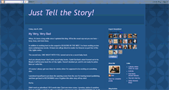 Desktop Screenshot of justtellthestory.blogspot.com