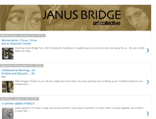 Tablet Screenshot of janusbridgeart.blogspot.com