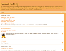 Tablet Screenshot of colonialserf.blogspot.com