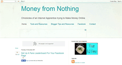 Desktop Screenshot of moneyfromscratch.blogspot.com