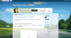 Desktop Screenshot of engineeringcolleges.blogspot.com
