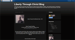 Desktop Screenshot of libertythroughchristblog.blogspot.com