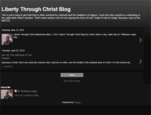 Tablet Screenshot of libertythroughchristblog.blogspot.com