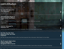 Tablet Screenshot of cedric43hudson.blogspot.com