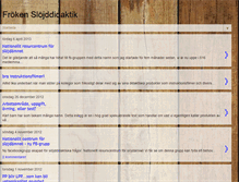 Tablet Screenshot of frokenslojddidaktik.blogspot.com
