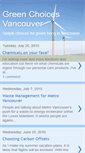Mobile Screenshot of greenchoicesvancouver.blogspot.com
