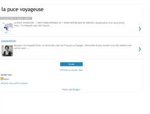 Tablet Screenshot of lapucevoyageuse.blogspot.com