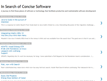 Tablet Screenshot of concise-software.blogspot.com