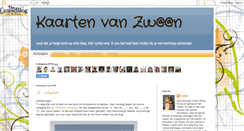 Desktop Screenshot of kaartenvanzwaan.blogspot.com