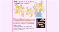 Desktop Screenshot of meninasearte.blogspot.com