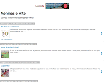 Tablet Screenshot of meninasearte.blogspot.com