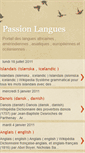 Mobile Screenshot of passionlangues.blogspot.com