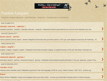 Tablet Screenshot of passionlangues.blogspot.com