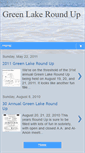 Mobile Screenshot of greenlakeroundup.blogspot.com