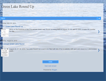 Tablet Screenshot of greenlakeroundup.blogspot.com