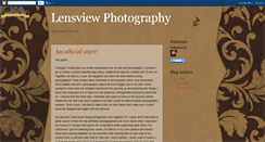 Desktop Screenshot of lensviewphotography.blogspot.com