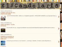 Tablet Screenshot of elcandelario.blogspot.com