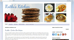 Desktop Screenshot of krithiskitchen.blogspot.com