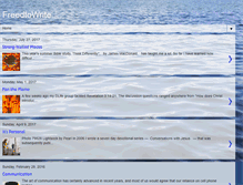 Tablet Screenshot of freedtowrite.blogspot.com