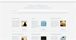 Desktop Screenshot of linhasereticencias.blogspot.com