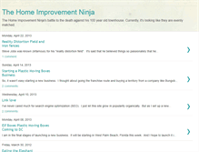 Tablet Screenshot of homeimprovementninja.blogspot.com