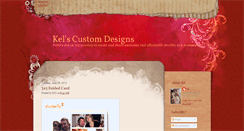 Desktop Screenshot of kelscustomdesigns.blogspot.com